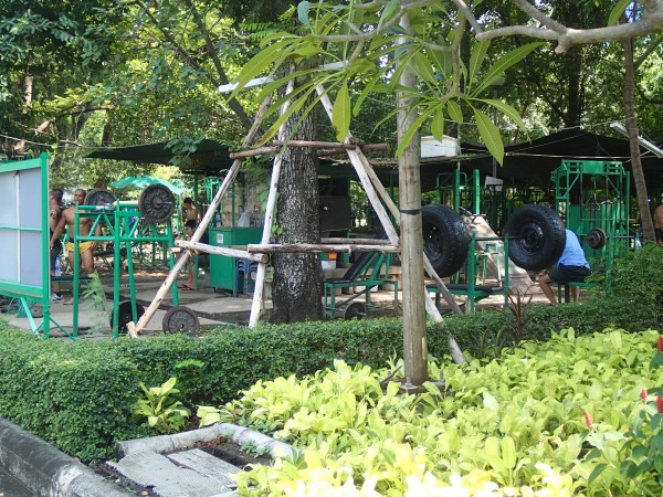 Træning i Lumpini park
