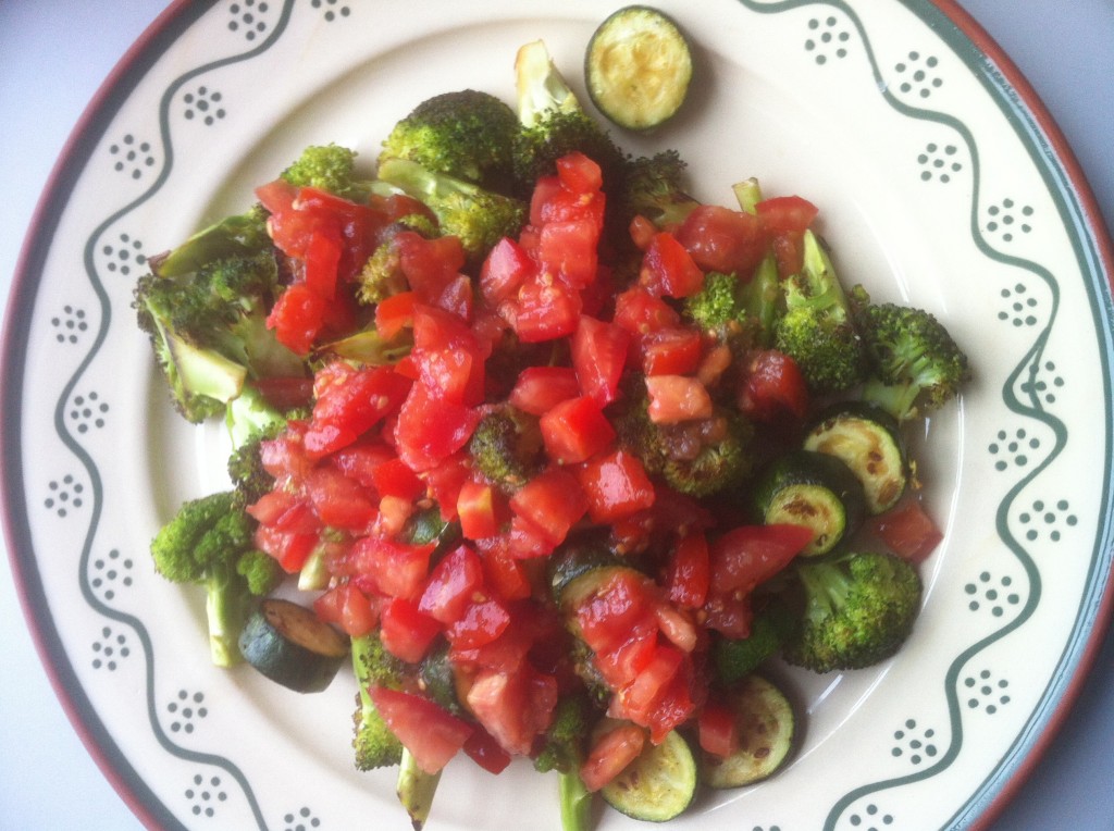 Broccoli squash salat